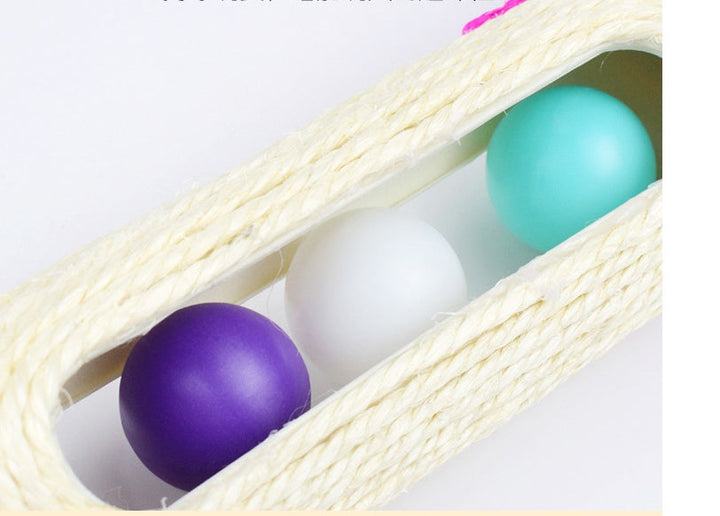 Discover the Joy of Play with the Long Sisal Drum Pet Scratching Toy