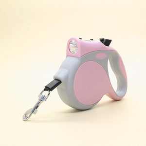 Discover the Ultimate Convenience with Our Lighted Retractable Pet Rope Leash