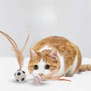 Why Your Cat Needs the Self Entertainment Pet Feather Ball Interactive Toy